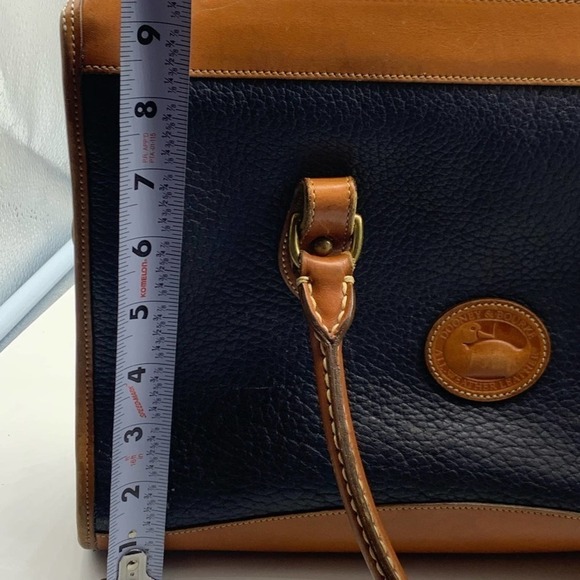 DOONEY & BOURKE black pebbled leather vintage tote bag serial number A42… - Picture 9 of 16